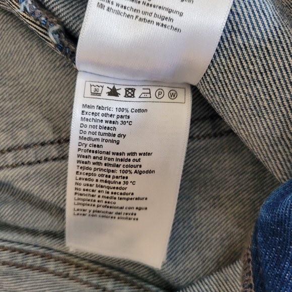 BA&SH ELLY straight leg jeans with raw hem*grey sz29 - Picture 14 of 16